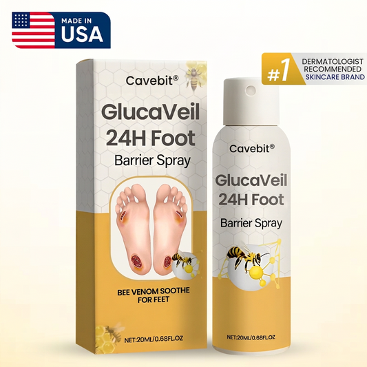 Cavebit® GlucaVeil 24H Foot Barrier Spray – Daily Foot Care Formula