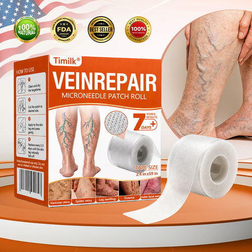 🔥 LIMITED SPECIAL OFFER🔥Acezozla® VeinRepair Microneedle Patch Roll (Advanced Microneedle Vein Repair Patch for Bulging Veins, Swelling, Heavy Legs & Daily Leg Discomfort)