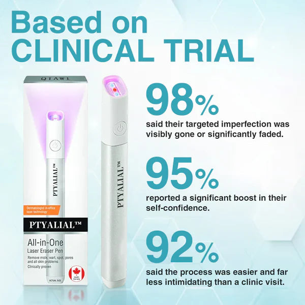 ✨Ptyalial™ All-in-One CO₂ Laser Eraser Pen | Removes Moles, Warts, Skin Flaws & Pigmentation